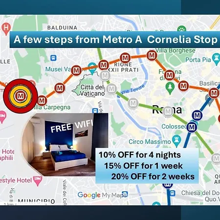 Caprara Metro Cornelia Rom